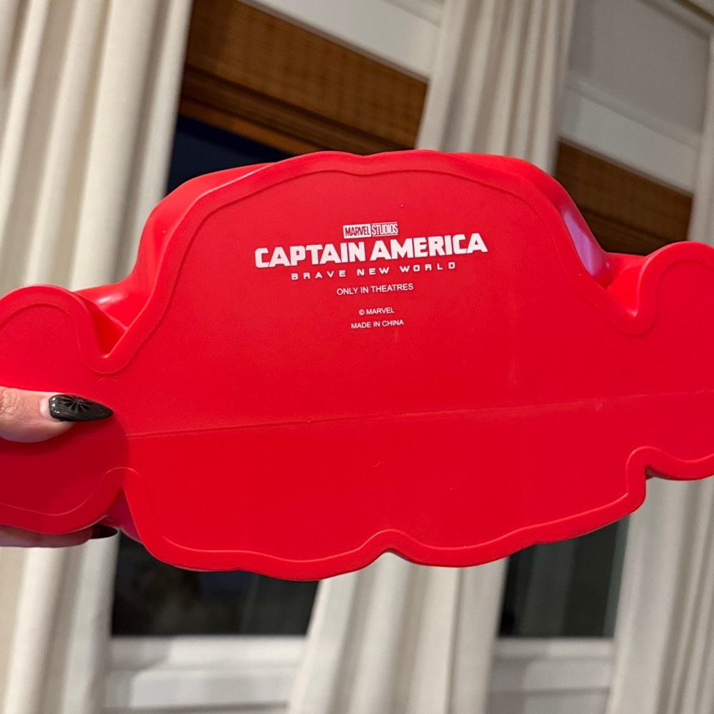 Captain America Brave New World Red Hulk Popcorn Bucket Regal NEVER USED - Picture 3 of 3